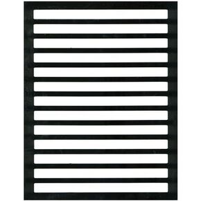 Letter Writing Guide - Regular Black Plastic