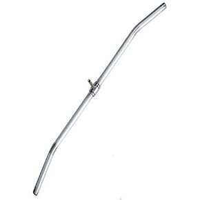 Body-Solid Home Gym Tools MB148A Aluminum LAT Pulldown Bar Attachment for Pulley Cable Machine - Straight Arm Lat Pull Down Bar Accessories for Gyms, Strength Workout Equipment, Muscle Building