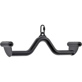 Kipika LAT Pull Down Bars Cable Machine Attachment, Rowing T-bar V-bar Set, Back Strength Training Handle Grips for Cable Machine Rowing Machine, 12" 20" 24" 28" 32" Five Sizes