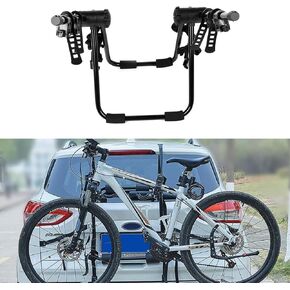 OCPTY Rooftop Rack Bike Carrier 2-Bikes Rack Trunk Mount Rack for Car SUV Truck Van Set of 1 Bike Roof Rack