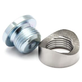 M18X1.5 Bung and Plug Notched Style Bung and Plug (2 Bungs/ 2 Plugs) Notched Style Fitting Bungs M18X1.5