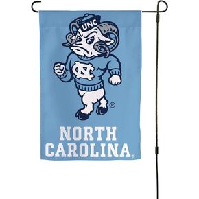 University of North Carolina Garden Flag UNC Chapel Hill Tar Heels Banner 100% Polyester (Design 2)
