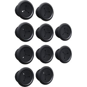 ECHOGEAR Wall Cable Hiders for Cable Management - 2.25" Mini Cord Hider Conceals 3 Low Voltage Cables Behind Wall - Perfect for Speakers, Mounted TVs, Desks & More - Black 4-Pack