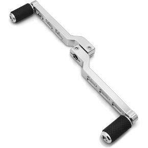 دواسات فرامل لأصابع القدم لكعب الدراجة النارية، ربط ناقل الحركة لدراجة Harley Davidson Softail Touring Road Glide Street Glide Levers Road King Glide Trikes Shifter Levers (كروم) in Kuwait