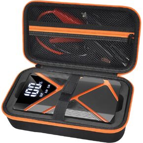 Case Compatible with BRORAK Car Jump Starter Battery Pack, Holder for 1500A 12V Portable Jump Box Charger with Jumper Cables, Storage for Heavy-Duty Clamps and USB Type-C Charging Cable (Box Only) in Kuwait