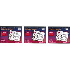 الكمبيوتر اللوحي الأساسي من الدرجة الأولى متعدد الطرق من Top Flight، مسطرة 1 بوصة، ورق السندات، 11 × 8.5 بوصة، 40 ورقة 56415 (عبوة من 3) in Kuwait