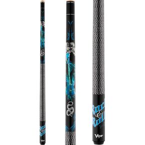 Viper Underground 58" 2-Piece Billiard/Pool Cue, Rock & Roll