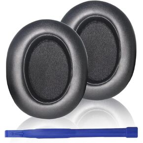 WH-XB910N Replacement Earpads Ear Cushions with Net and Buckle,Noise Canceling Headset Cover Earmuff Repair Parts for Sony WH-XB910N Over-Ear Wired&Wireless Headphone(Black)