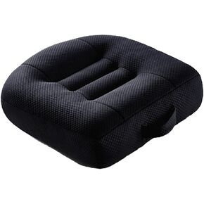 وسادة مقعد السيارة لزيادة الارتفاع، شبكة قابلة للتنفس، مثالية لمكتب السيارة، المنزل، تستخدم طوال العام، أسود in Kuwait