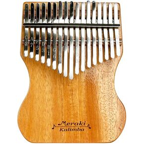 Meraki Flat Board Kalimba 17 Key Thumb Piano Mahogany in Saudi Arabia
