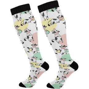 Black Cats Compression Socks for Women and Men Circulation Cute Long Socks for Athletic Running 2