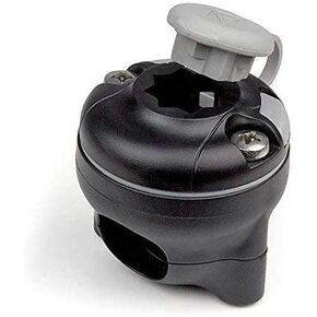 RAILBLAZA Kayak RailMount لقضبان دائرية أو مربعة مقاس 19-25 مم (.75-1 بوصة) مع شريط قبضة ذاتي اللصق لسهولة التركيب، (أسود) in Kuwait