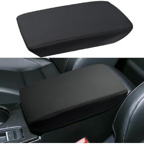 Center Console Armrest Cover Fit for Honda Civic Accessories 2022 2023 2024, 11th Gen Civic Arm Rest Box Protective Cover, Armrest Lid Cushion Pad, Middle Console Cover (Black Stitches)