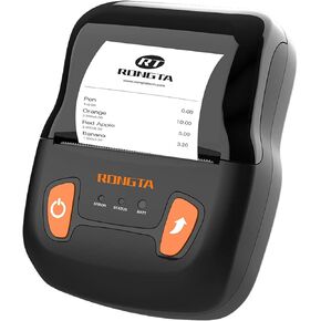 طابعة إيصالات Rongta بلوتوث، طابعة إيصالات حرارية محمولة، طابعة متنقلة صغيرة للأعمال الصغيرة ESC/POS، مطعم، مبيعات، مطبخ، تدعم Android وWindows (58MM-RPP02A) in Kuwait