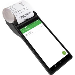 Pos Terminal Receipt Printer Android 10 Handheld Mobile POS with 4G,WiFi,Bluetooth, 58mm Thermal Receipt Printing for Small Business Retail,Built-in Google Play Support Android Software
