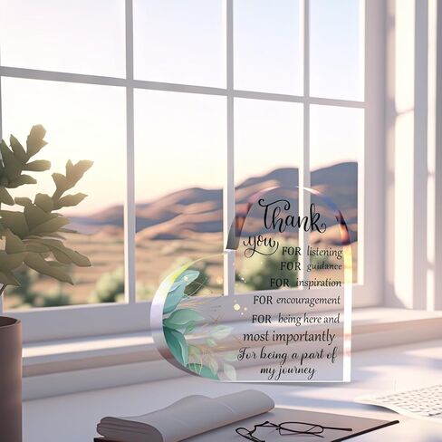 هدية شكر للنساء، ديكور مكتب أكريليك على شكل قلب مع رسالة تقدير للنساء، المعلم، زملاء العمل، الصديق، رئيس العمل، هدايا تقدير للنساء in Kuwait