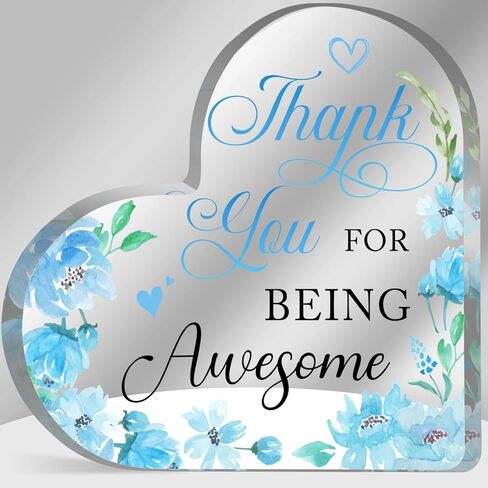 هدايا شكر، هدايا تقدير، هدايا ملهمة، علامة مكتب أكريليك على شكل قلب، مع رسالة تقدير ملهمة للمرأة، الرجل، المعلم، زملاء العمل، الصديق، الرئيس in Kuwait