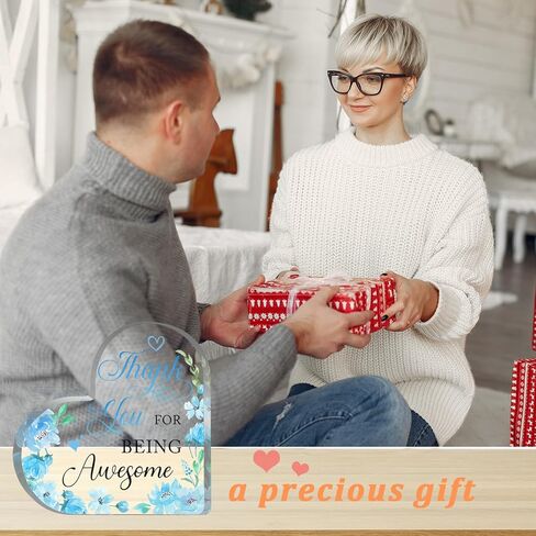 هدايا شكر، هدايا تقدير، هدايا ملهمة، علامة مكتب أكريليك على شكل قلب، مع رسالة تقدير ملهمة للمرأة، الرجل، المعلم، زملاء العمل، الصديق، الرئيس in Kuwait