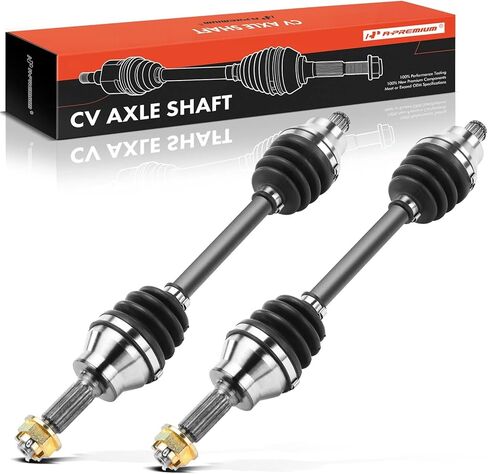A-Premium Pair (2) Front CV Axle Shaft Assembly Compatible with Polaris Hawkeye 300 2006-2007, Sportsman 300 2008-2010, Sportsman 400 4x4 HO 2008-2010, Driver and Passenger Side, Replace# 1332340 in Kuwait