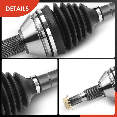 مجموعة عمود المحور A-Premium CV متوافقة مع Buick Rendezvous 02-07، Terraza 05-07 وChevrolet Uplander 05-09 & Pontiac Aztek 01-05، Montana 05-09 & Saturn Relay 05-07، جانب الركاب الأمامي الأيمن in Kuwait