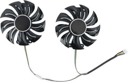 85MM GA91B2U GPU Cooler Fan Replacement for PowerColor Red Dragon RX 480 580 4GB Devil Radeon 470 Graphics Video Card Fans in Kuwait