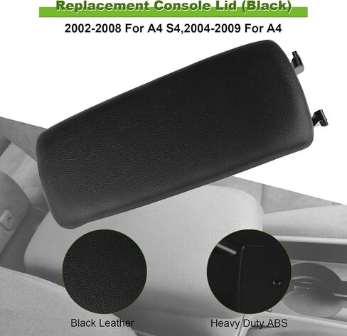 SCITOO Auto Beige Armrest Center Console Lid Skin Cover with Base Replacement fit for 2000-2008 for Audi A4 A6 S4 in Saudi Arabia