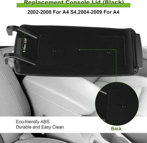 SCITOO Auto Beige Armrest Center Console Lid Skin Cover with Base Replacement fit for 2000-2008 for Audi A4 A6 S4 in Saudi Arabia