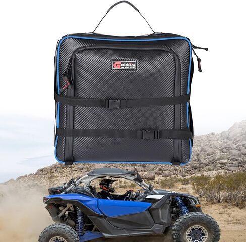 ملحقات تخزين Maverick X3، حقيبة أدوات تخزين تحت المقعد Maverick X3 مناسبة لـ Can-Am Maverick X3 2017-2023 سعة كبيرة مقاومة للماء وسهلة الحمل (أسود) in Saudi Arabia