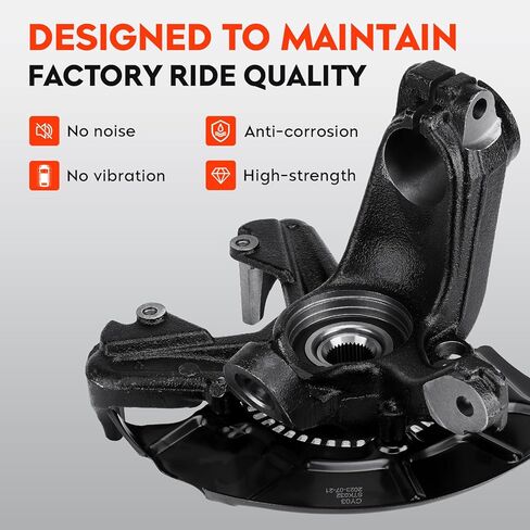 Front Steering Knuckle & Wheel Bearing Hub Assembly for Volkswagen Beetle 1998-2010, for Golf 1999-2006 2010, for Jetta 1999-2005, 698-375 698375 LK007, Left Driver Side in Kuwait