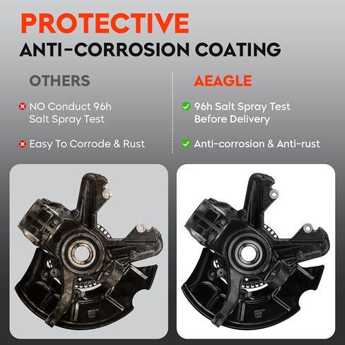 Front Steering Knuckle & Wheel Bearing Hub Assembly for Volkswagen Beetle 1998-2010, for Golf 1999-2006 2010, for Jetta 1999-2005, 698-375 698375 LK007, Left Driver Side in Kuwait