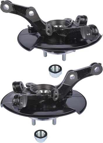 Pair Front Left & Right Wheel Hub Bearing Steering Knuckle Assembly Replacement for Honda Civic 2006 2007 2008 2009 2010 2011# 51216SNA010, 51211SNA010 Lamerto in Saudi Arabia