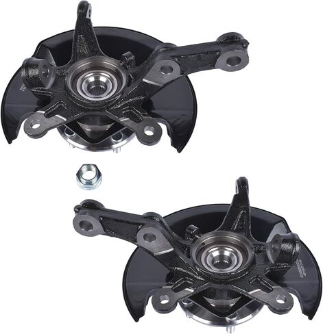 Pair Front Left & Right Wheel Hub Bearing Steering Knuckle Assembly Replacement for Honda Civic 2006 2007 2008 2009 2010 2011# 51216SNA010, 51211SNA010 Lamerto in Saudi Arabia