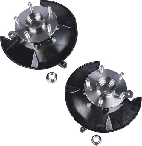 Pair Front Left & Right Wheel Hub Bearing Steering Knuckle Assembly Replacement for Honda Civic 2006 2007 2008 2009 2010 2011# 51216SNA010, 51211SNA010 Lamerto in Saudi Arabia