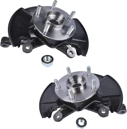 Pair Front Left & Right Wheel Hub Bearing Steering Knuckle Assembly Replacement for Honda Civic 2006 2007 2008 2009 2010 2011# 51216SNA010, 51211SNA010 Lamerto in Saudi Arabia