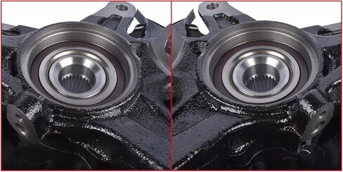 Pair Front Left & Right Wheel Hub Bearing Steering Knuckle Assembly Replacement for Honda Civic 2006 2007 2008 2009 2010 2011# 51216SNA010, 51211SNA010 Lamerto in Saudi Arabia