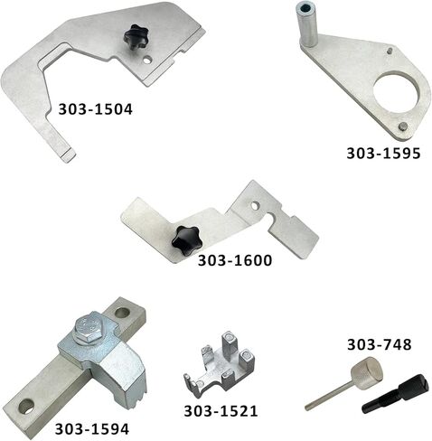 مجموعة أدوات قفل توقيت عمود الحدبات للمحرك لسيارة Land Rover Jaguar Ford، متوافقة مع Evoque 2.0T Focus & Mondeo، استبدل OEM 303-748/1504/1521/1594/1595/1600، مع حقيبة حمل in Kuwait