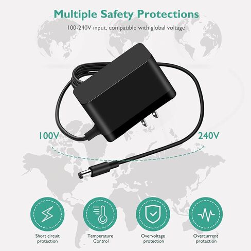 لشاحن سكوتر كهربائي Razor Power Core E90، محول Lnauy متوافق مع Razor Power Core 90 E90 E95 95 سكوتر كهربائي 12 فولت 1 أمبير سلك شحن مزود الطاقة in Kuwait