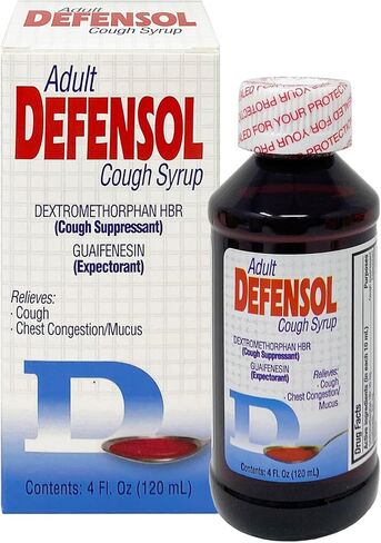 Adult Cough Syrup, Cough Suppressant, Expectorant (4 Fl Oz/Pack of 1) in Saudi Arabia