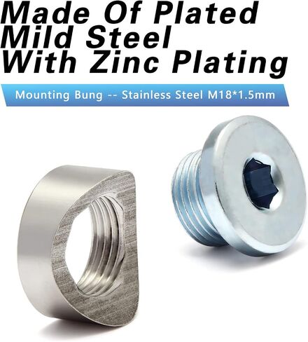 M18X1.5 سدادة وقابس سدادة وقابس على شكل مسنن وسدادة تثبيت على شكل محزز ومقابس (1 سدادة/1 قابس) in Kuwait