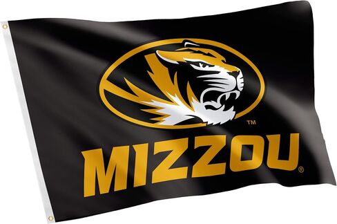 Desert Cactus University of Missouri Flag Tigers MU Mizzou Flags Banners 100% Polyester Indoor Outdoor 3x5 (Style 4) in Saudi Arabia