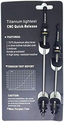 Ultralight Titanium Bicycle QR Skewer 48g Ti-Axis Quick Release MTB Road Bike Bicycle Quick Release Set in Saudi Arabia