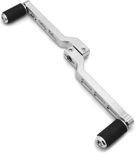 دواسات فرامل لأصابع القدم لكعب الدراجة النارية، ربط ناقل الحركة لدراجة Harley Davidson Softail Touring Road Glide Street Glide Levers Road King Glide Trikes Shifter Levers (كروم) in Kuwait