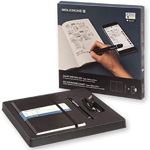 قلم Moleskine + قلم الكتابة الذكي ودفتر ملاحظات ذكي منقط - يُستخدم مع تطبيق Moleskine لتخزين الملاحظات رقميًا (متوافق فقط مع دفاتر Moleskine الذكية) in Saudi Arabia