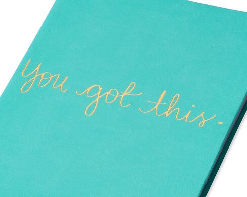 Eccolo Dayna Lee Collection Mint "You Got This" مقاس 8 × 6 بوصة دفتر يوميات/دفتر بغلاف مرن، أوراق مبطنة خالية من الأحماض in Kuwait