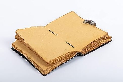 Blank Spell Book Of Shadows Journal With Lock Clasp Prop Vintage Handmade Leather Diary Embossed Prayer Pagan Antique Witchcraft Wiccan Notebook Daily (4x6) in Saudi Arabia