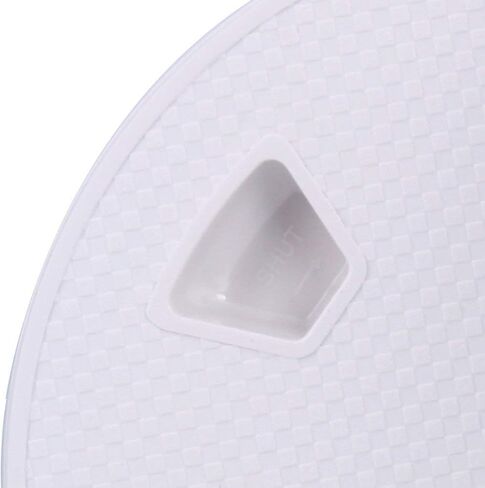 Amarine Made 2 Pack of Boat Round Non Slip Inspection Hatch,Detachable Cover and Pre-drilled Holes in Deck Plate Easily to Install (7" White) in Saudi Arabia