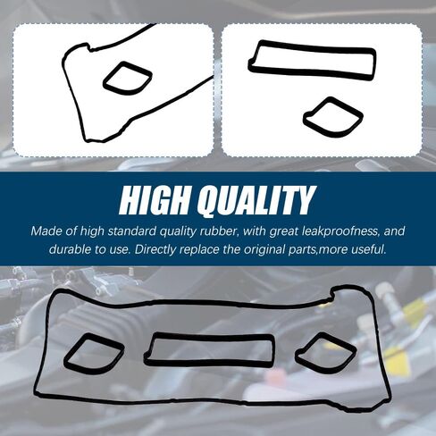 VS50639R1 Valve Cover Gasket, Engine Valve Cover Gasket, Valve Gasket Compatible with Ford Focus Ranger Escape Fusion, Mazda 3 5 6 Tribute MX-5, Mercury Mariner Milan, Lincoln MKZ in Saudi Arabia