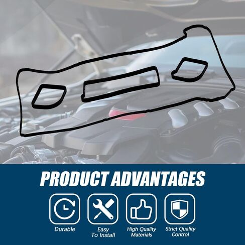 VS50639R1 Valve Cover Gasket, Engine Valve Cover Gasket, Valve Gasket Compatible with Ford Focus Ranger Escape Fusion, Mazda 3 5 6 Tribute MX-5, Mercury Mariner Milan, Lincoln MKZ in Saudi Arabia