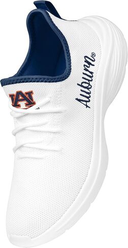 FOCO Auburn Tigers NCAA Womens Midsole White Sneakers - 8 in Saudi Arabia