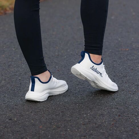 FOCO Auburn Tigers NCAA Womens Midsole White Sneakers - 8 in Saudi Arabia